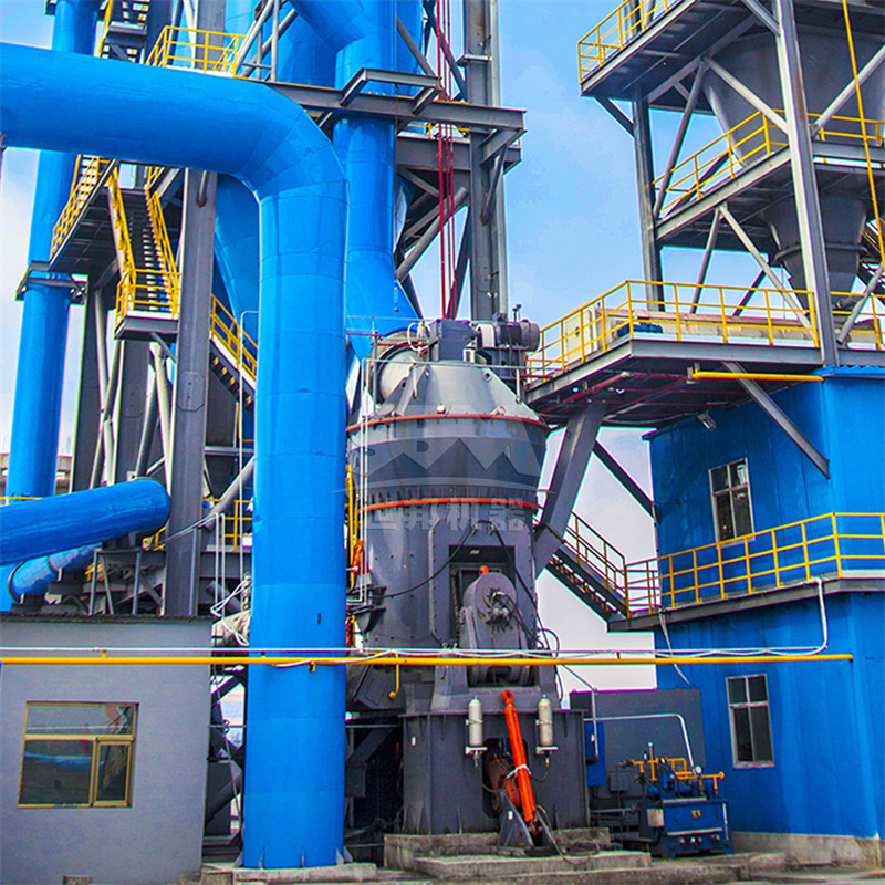 Diagram of VRM grinding process for cement clinker