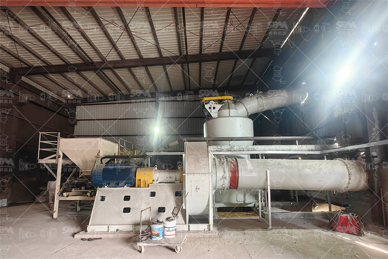 Industrial installation of a large trapezium mill in a mineral processing plant