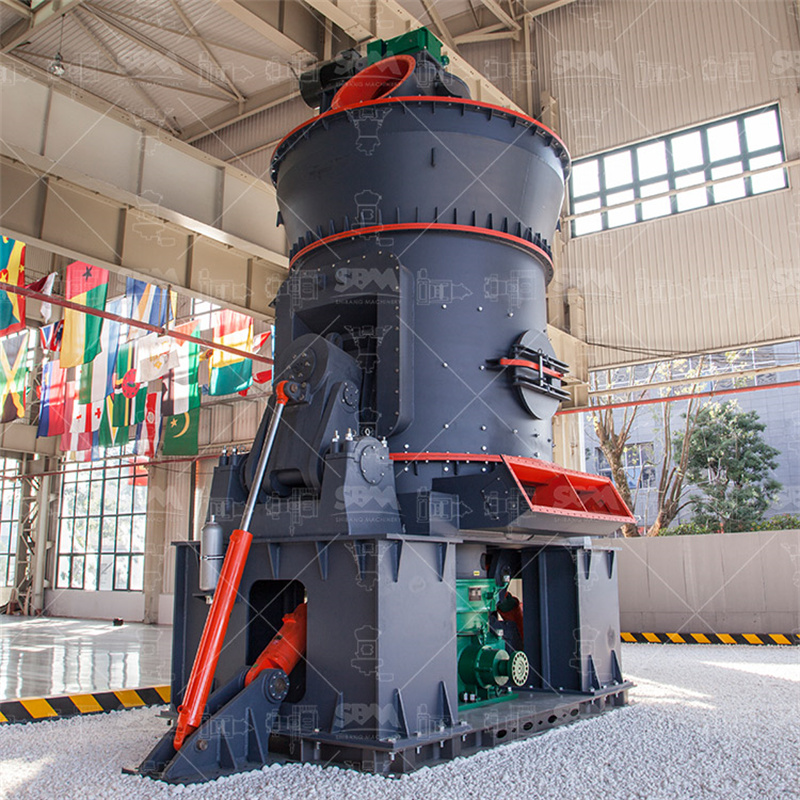 LM vertical roller mill grinding barite for drilling mud