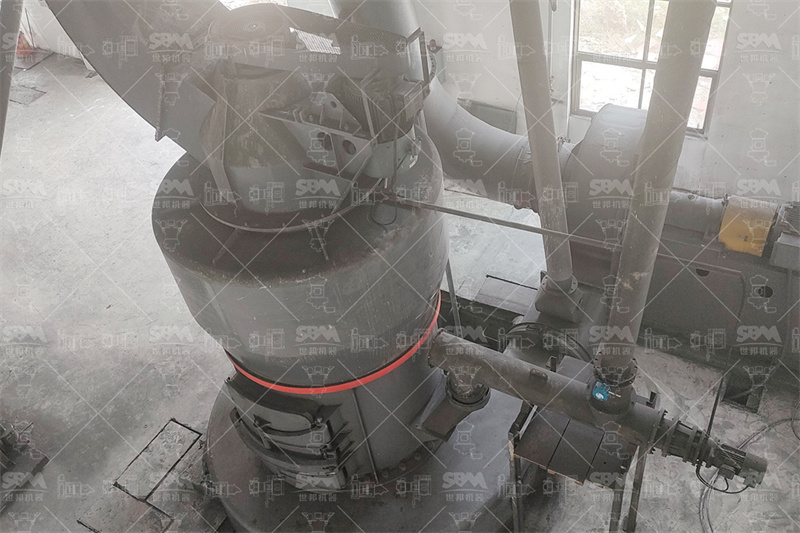 Vertical roller mill grinding dolomite for refractory bricks
