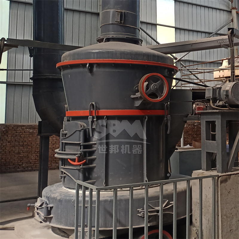 Vertical roller mill in a cement plant